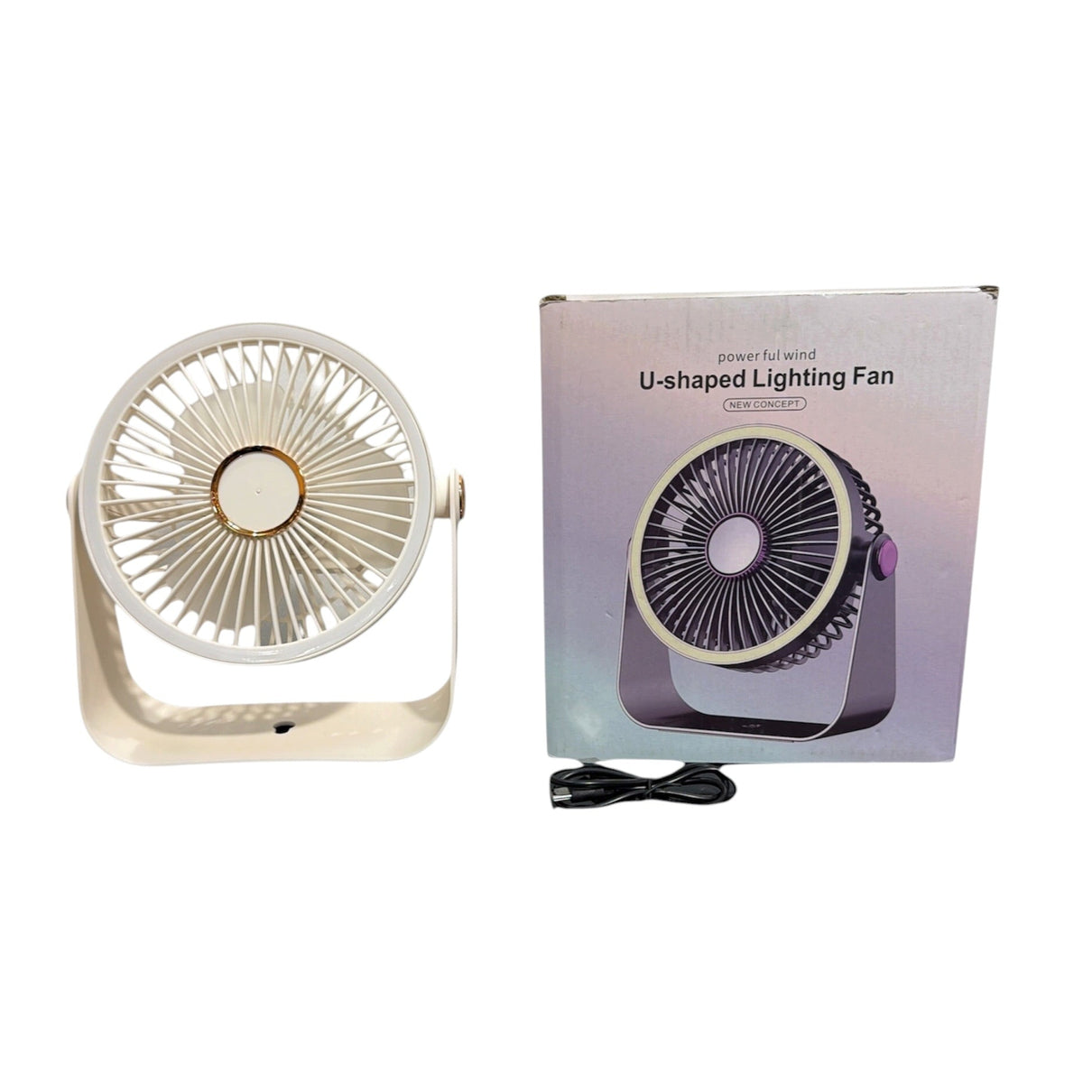 Mini Rechargeable Portable Fan – USB Rechargeable Handheld & Desktop Cooling Fan – LE-04