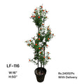 Artificial Green Floral Arrangement with Decorative Designer Pot – Modern Home Décor – LF-116