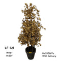 Artificial Green Floral Arrangement with Decorative Designer Pot – Modern Home Décor – LF-121