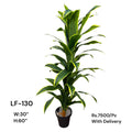 Artificial Green Floral Arrangement with Decorative Designer Pot – Modern Home Décor – LF-130