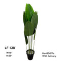 Artificial Green Floral Arrangement with Decorative Designer Pot – Modern Home Décor – LF-138