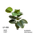 Artificial Green Floral Arrangement with Decorative Designer Pot – Modern Home Décor – LF-159