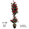 Artificial Green Floral Arrangement with Decorative Designer Pot – Modern Home Décor – LF-168