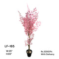 Artificial Green Floral Arrangement with Decorative Designer Pot – Modern Home Décor – LF-185