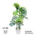 Artificial Green Floral Arrangement with Decorative Designer Pot – Modern Home Décor – LF-39