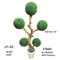 Artificial Green Floral Arrangement with Decorative Designer Pot – Modern Home Décor – LF-52