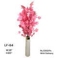 Artificial Green Floral Arrangement with Decorative Designer Pot – Modern Home Décor – LF-64