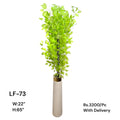 Artificial Green Floral Arrangement with Decorative Designer Pot – Modern Home Décor – LF-73