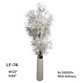 Artificial Green Floral Arrangement with Decorative Designer Pot – Modern Home Décor – LF-74