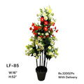 Artificial Green Floral Arrangement with Decorative Designer Pot – Modern Home Décor – LF-85