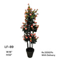 Artificial Green Floral Arrangement with Decorative Designer Pot – Modern Home Décor – LF-89