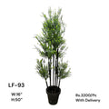 Artificial Green Floral Arrangement with Decorative Designer Pot – Modern Home Décor – LF-93