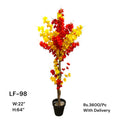 Artificial Green Floral Arrangement with Decorative Designer Pot – Modern Home Décor – LF-98